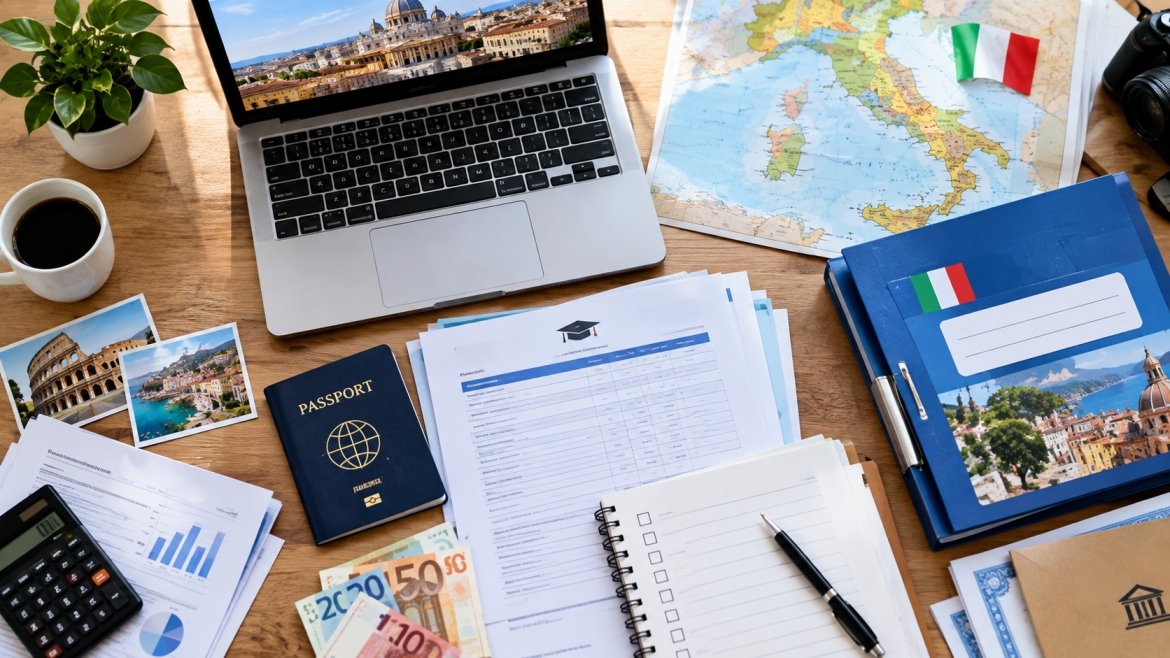Documents needed for Italy regional scholarship application